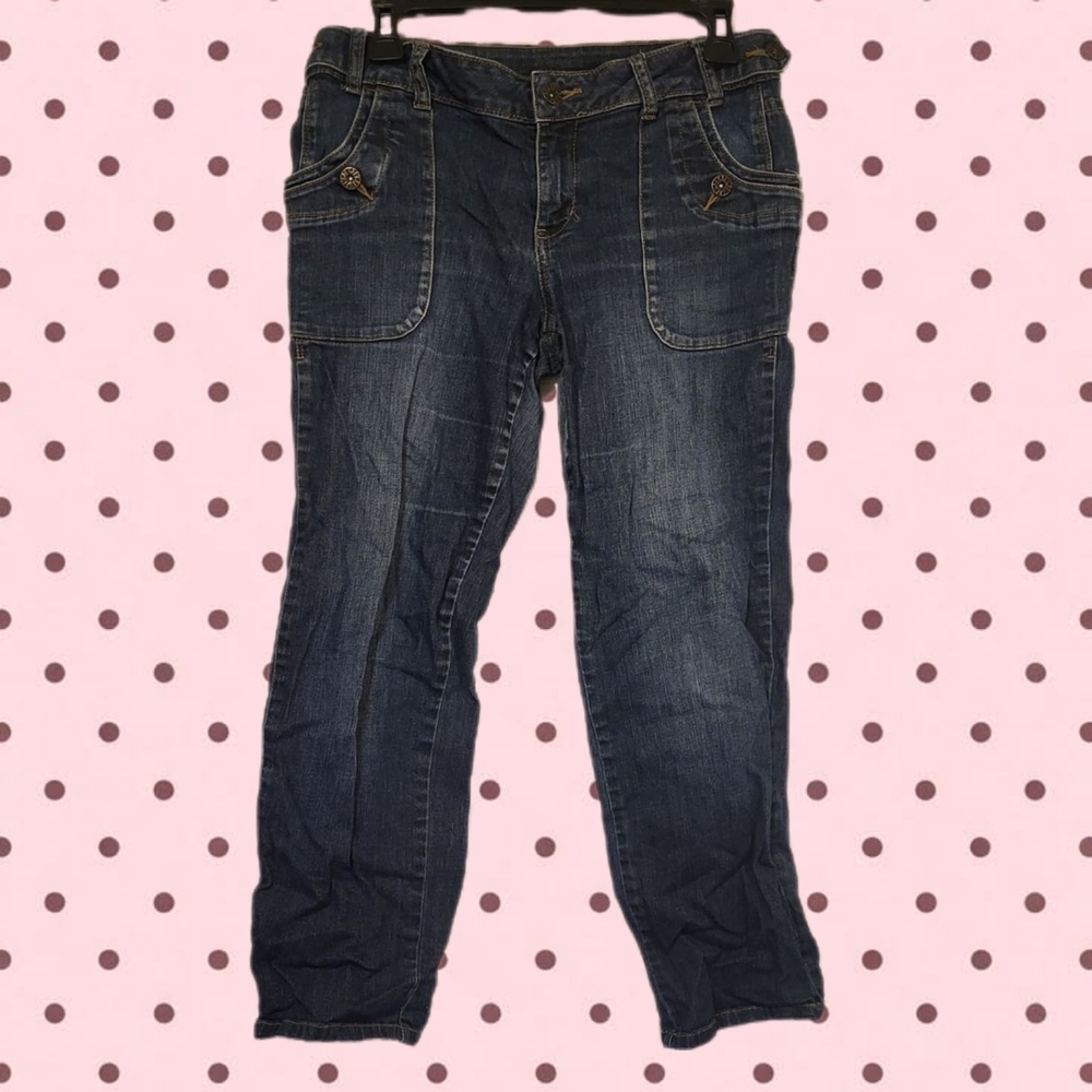 Classic Dark Wash Women’s Jeans - Dark Blue